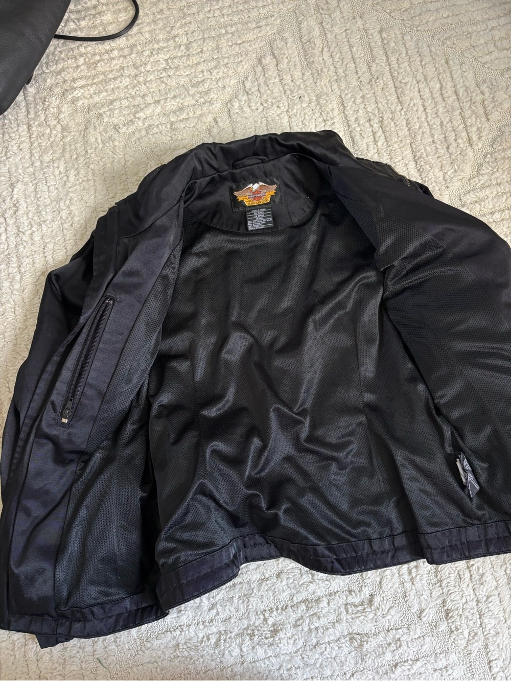 Harley-Davidson Women’s Black Motorcycle Jacket medium - Picture 5 of 8